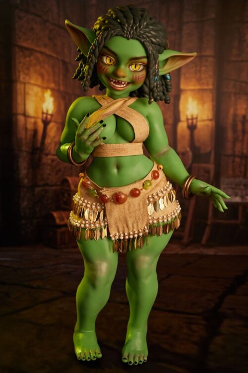 kaela si70at silicone green classic climaxdoll 18